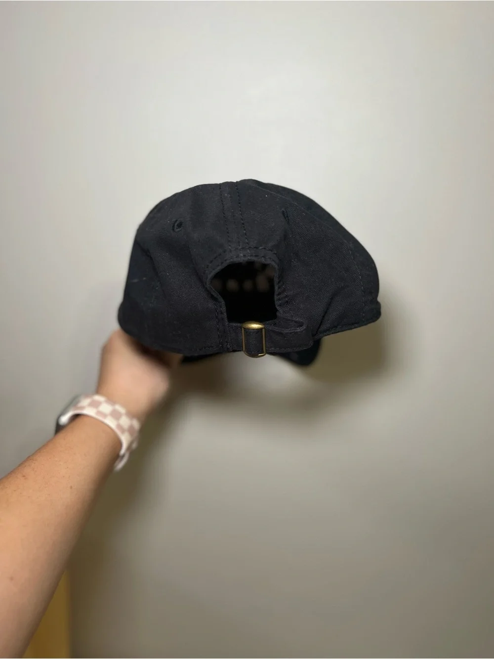 Motherhood Embroidered Black Baseball Cap